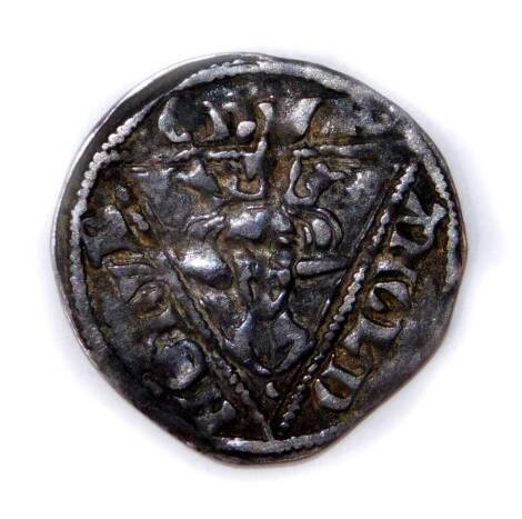 An Edward I Irish silver penny, 2cm W.