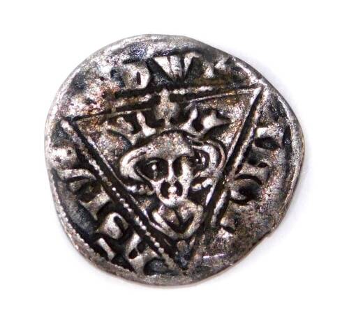 An Edward I silver long cross penny, 2cm.