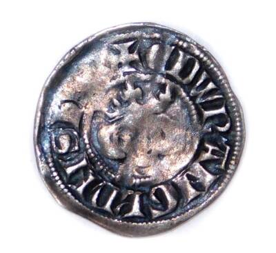 An Edward I silver long cross penny, 2cm W.