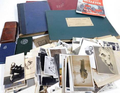 Various black and white photographs, related ephemera, etc. a quantity of agricultural and other photographs, The West Cumberland Farmer's Bulletin, a quantity of minute books to include a valuation list of The Parish of Westnewton, a map, dated 1922, a h