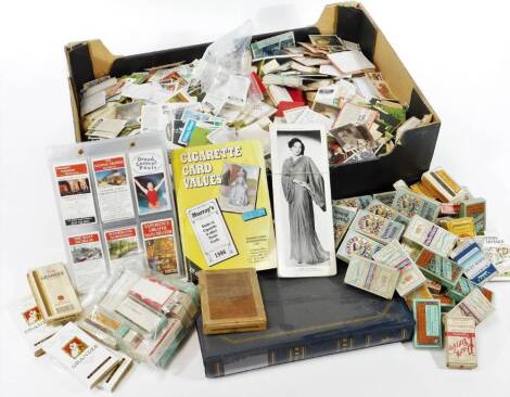 Various cigarette, trade and other collectors cards and related ephemera, to include Brooke Bond Tea, History Of Aviation, Eckstein-Halpaus, various other part sets, war cards, Radio Review large sized cards, related ephemera, etc. (a large quantity)