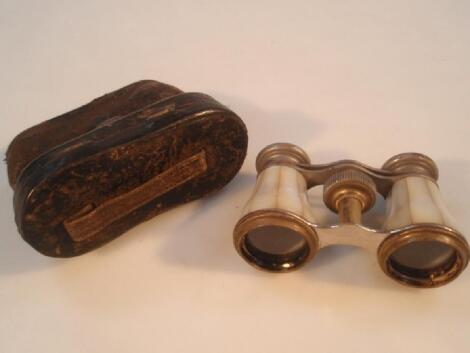 A pair of Victorian opera glasses