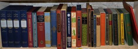 Various Folio Society books, History of England, Noteable Historical Trials, Kingsley (Mary) Travels In West Africa, The Twelve Caesars, various others, mainly in slip cases. (a quantity)