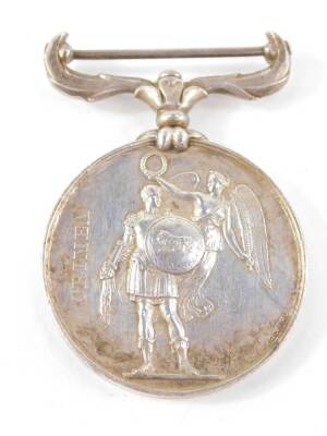 A Queen Victoria Crimea Medal, unnamed or polished out, ribbon lacking. - 2