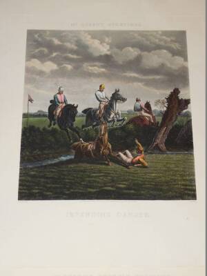 After Benjamin Herring (British, born 1830). Green-Sleeves Leads The Way, coloured engraving by Chs Hunt & Son, published by C.P McQueen, London 1873, 56cm H, 87cm W, together with After John Sturgess (1839-1903) Impending Danger, coloured engraving by C. - 3