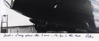 Two photographs of Lancaster signed to the vendor by Dambuster's Pilot Bill Townsend. - 4