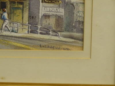 Mary Ardin. Landscape, watercolour, signed, and four others (5). - 5