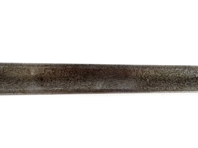 A Victorian 1897 pattern sword, by Wilkinson, 97cm L, blade 82cm L. - 4