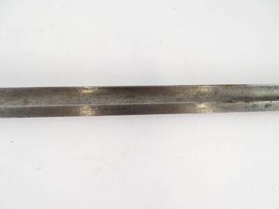 A Victorian 1827 pattern Royal Navy officers sword, 93cm L, blade 78cm L. - 4