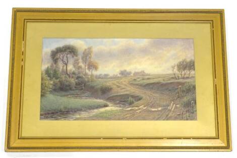 Francis, 'Frank' Gibbons (1852-1918). Penn Common, pastel, 28cm x 52cm.