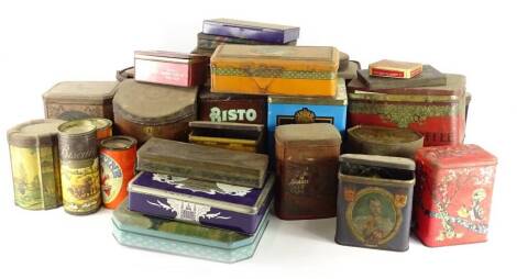 A large quantity of novelty tins, etc.