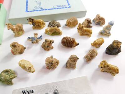 Five Wade Whimsies boxed sets, No's 1-3, Pedigree Dogs No 7 and North American Animals No 9, together with unboxed Wade Whimsies. (AF) - 6