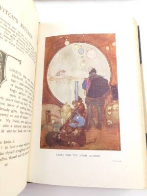 Sheridan (Richard Brinsley). The Duenna, illustrated with designs of costumes and scenery, used in the production at The Lyric Theatre Hammersmith, and other drawings by George Sheringham, Introduction by Nigel Playfair, green morocco, published by Consta - 8