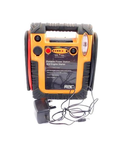 An RAC portable power station and engine starter.