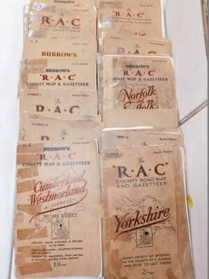 RAC Country Road Map and Gazetter Guides, Motorcycle Newspapers c1980's, Autosport Magazines, etc. (qty) - 2