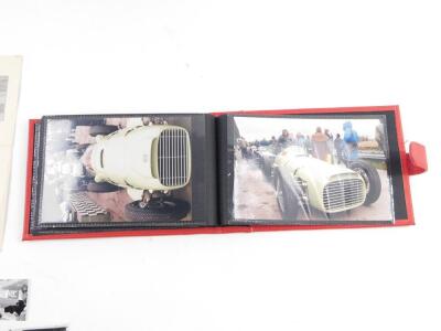 BRM Interest. The BRM Design booklet, circa 1954, bearing indistinct signature, together with a photograph album containing BRM photographs of BRM racing cars. - 4