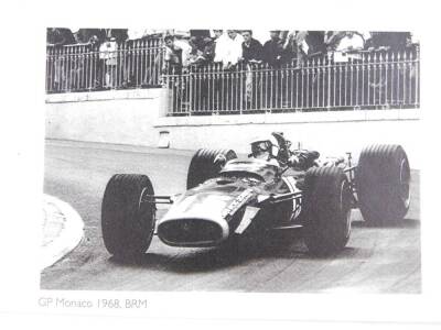 A signed photograph of Jim Clark at The Indianapolis 500 1965, photographed in his winning Lotus 38. - 3