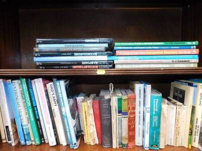 Books relating to British Railway and locomotives, battleships, etc. (3 shelves) - 2