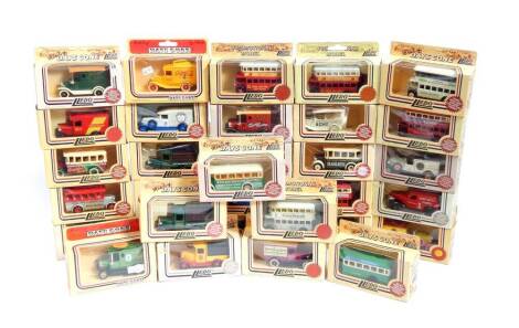 Lledo Days Gone die cast vintage trucks and buses, all boxed. (qty)