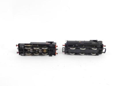 A kit built OO gauge locomotive, LMS black livery, 0-6-2, 6912., and a further LMS locomotive, black livery, 0-6-0, 11546., with associated boxes. (2) - 2