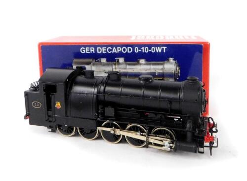 A kit built OO gauge Class A55 Decapod locomotive, British Rail black livery, 0-10-0T, 20.