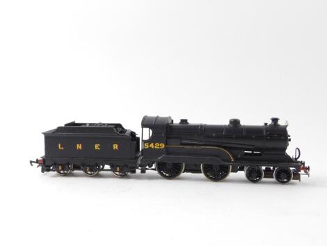 A kit built 00 gauge Thompson B2 Class locomotive Royal Sovereign, British Rail green livery, 4-6-0, 61671.