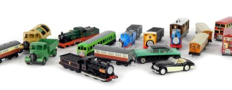 Ertl die cast Thomas The Tank Engine model trains, Dinky Bedford truck, further die cast vehicles, etc. (qty)