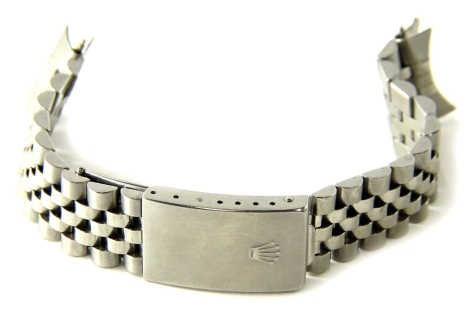 A Rolex watch bracelet, stainless steel, marked 62510H, 16cm long closed, 39.7g all in.