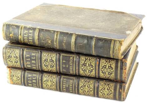 Jamieson (Rev Robert). A Practical And Explanatory Commentary of The Old Testament, in gilt pressed boards. (3 volumes)