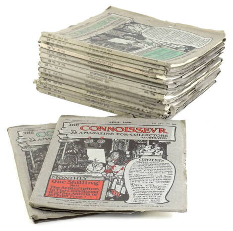 A quantity of Connoisseur magazines, early 20thC to include 1904 and 1905 issues.