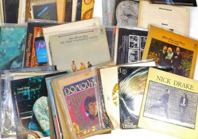 Various records, popular music, 33 1/3 rpm etc. to include Peter Paul and Mary In Concert, various others by the same artist, John Stewart, Lene Lovich, Dian and The Greenbriar Boys, Rod McKuen various, Candi Staton, Visage The Anvil, Nick Drake Road To R - 3