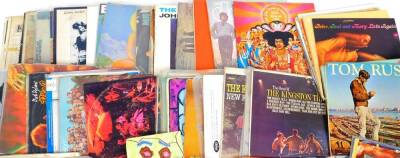 Various records, popular music, 33rpm, etc. Simon & Garfunkel, The Band The Last Waltz, The Steve Miller Band Sailor, Help Release, Music From Big Pink, some box sets, The Beatles Magical Mystery Tour, Rubber Soul, etc. (a quantity) - 2
