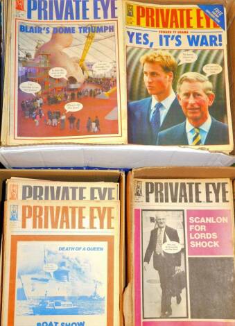 Various Private Eye magazines, 2000s, 1970s, etc. (a quantity)