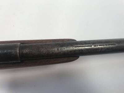 A Webley .410 single barrel bolt action shotgun, patent number 722520. Auctioneer's note: to purchase this lot you must have a current and valid shotgun certificate. - 2