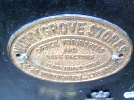 A Witney Groves Stores iron safe