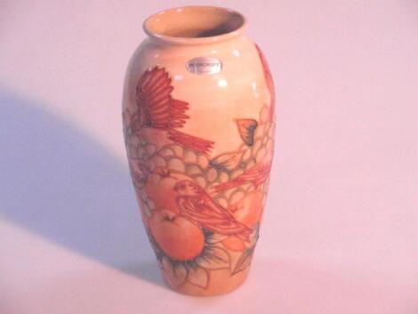 A modern Moorcroft Pottery ovoid vase