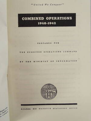 Various books and pamphlets issued by His Majesty's Stationery Office, to include 1940-1942 Combined Operations, Merchantmen at War, His Majesty's Minesweepers, Coastal Command, Bomber Command, The Battle of Britain, Arctic War, The Navy and the Y Scheme, - 2