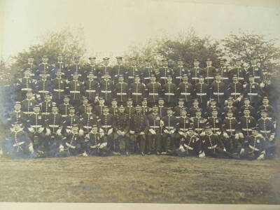 Three Lincolnshire Regiment related photographs, to include one of the 2nd Lincoln Regiment Corporals, dated 1905, (3). - 2