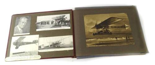 Three albums relating to aviation, one relating to the Blackburn Aircraft Company, containing photographs, cuttings etc and two further albums of cuttings (3)