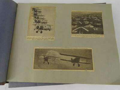 Three albums relating to aviation, one relating to the Blackburn Aircraft Company, containing photographs, cuttings etc and two further albums of cuttings (3) - 3