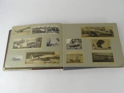 Three albums relating to aviation, one relating to the Blackburn Aircraft Company, containing photographs, cuttings etc and two further albums of cuttings (3) - 8