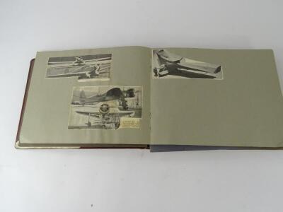 Three albums relating to aviation, one relating to the Blackburn Aircraft Company, containing photographs, cuttings etc and two further albums of cuttings (3) - 9