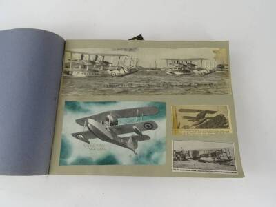 Three albums relating to aviation, one relating to the Blackburn Aircraft Company, containing photographs, cuttings etc and two further albums of cuttings (3) - 11