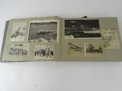 Three albums relating to aviation, one relating to the Blackburn Aircraft Company, containing photographs, cuttings etc and two further albums of cuttings (3) - 13