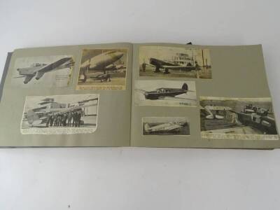 Three albums relating to aviation, one relating to the Blackburn Aircraft Company, containing photographs, cuttings etc and two further albums of cuttings (3) - 17
