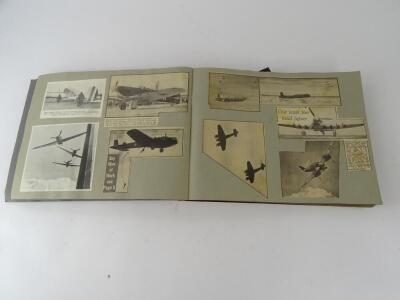 Three albums relating to aviation, one relating to the Blackburn Aircraft Company, containing photographs, cuttings etc and two further albums of cuttings (3) - 18