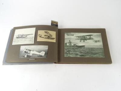 Three albums relating to aviation, one relating to the Blackburn Aircraft Company, containing photographs, cuttings etc and two further albums of cuttings (3) - 22