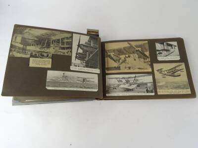 Three albums relating to aviation, one relating to the Blackburn Aircraft Company, containing photographs, cuttings etc and two further albums of cuttings (3) - 28