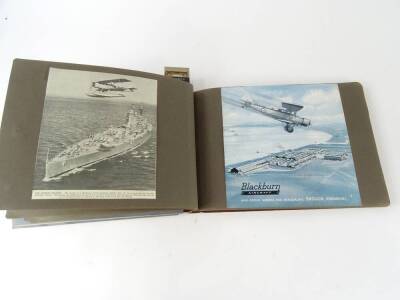 Three albums relating to aviation, one relating to the Blackburn Aircraft Company, containing photographs, cuttings etc and two further albums of cuttings (3) - 29