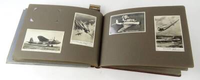 Three albums relating to aviation, one relating to the Blackburn Aircraft Company, containing photographs, cuttings etc and two further albums of cuttings (3) - 35